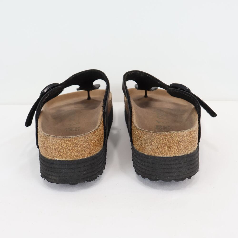 Birkenstock Papillio Gizeh Platform Vegan Sandal Black Size 38 - Picture 4 of 8
